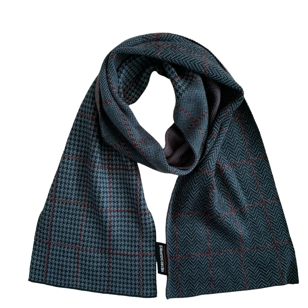 Pierre Cardin Plaid Scarf